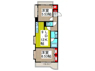 コンフォール・ノグチ【4階】の間取り