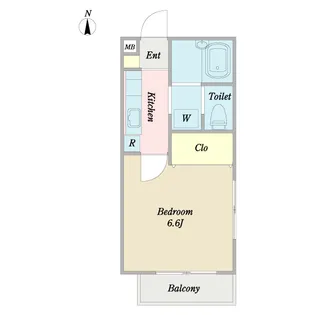 プラージュ弐番館【2階】の間取り