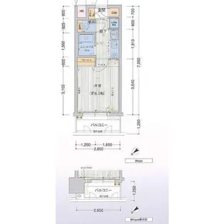 プレサンス鶴舞駅前ブリリアント【11階】の間取り