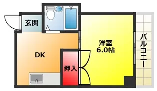 大阪府大阪市東淀川区下新庄4【マンション】の間取り