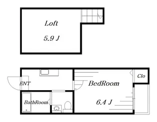 コンパートメントハウス検見川【1階】の間取り