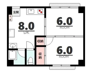 岩田ビル【3階】の間取り