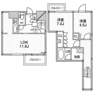 アーバンフラッツ目黒本町の間取り