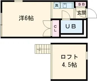ハイツセブン【2階】の間取り