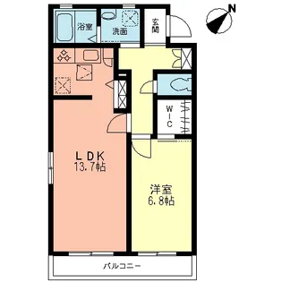 エスティーアールII【1階】の間取り