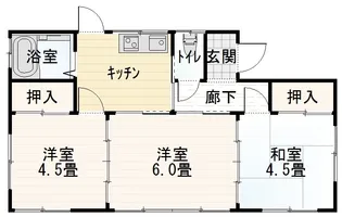 長野県伊那市西町【一戸建】の間取り