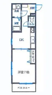 きらら草薙【1階】の間取り