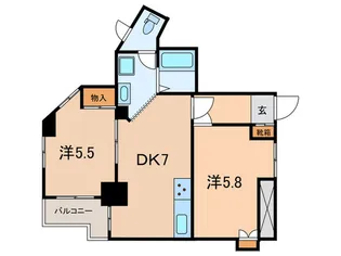 シャロン大塚【2階】の間取り