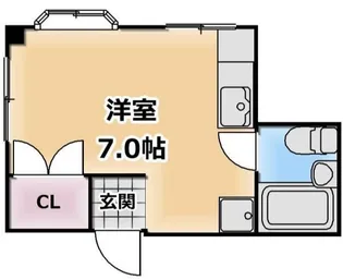 東京都江東区亀戸5【マンション】の間取り