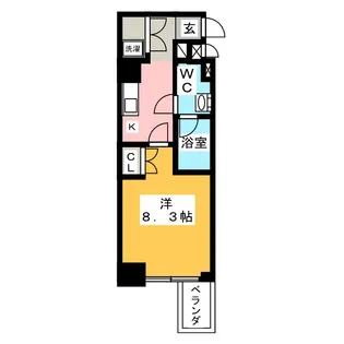 レジデンス千代田【2階】の間取り