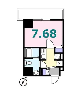 シュガール浜松町【5階】の間取り
