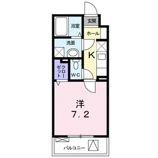 プレアデス城北【2階】の間取り