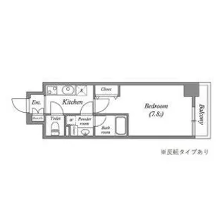 CAVANA九条烏丸【3階】の間取り