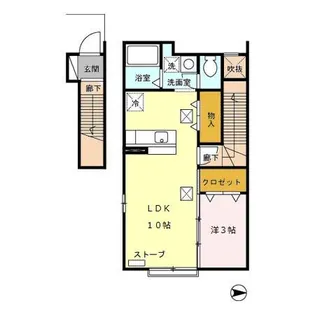 セジュールEJ【2階】の間取り