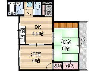 第一東雲マンション【1階】の間取り