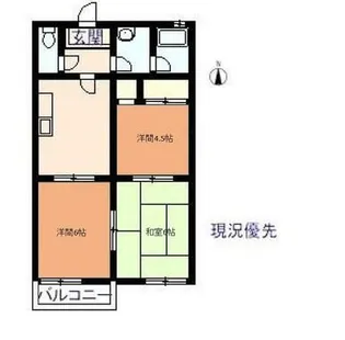 フォーブル若宮【2階】の間取り