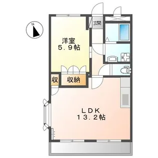 アベニール細江【2階】の間取り