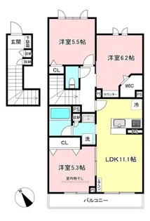 エクラージュ【2階】の間取り