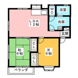 グレースイシバシ【2階】の間取り