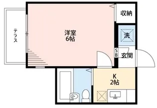 アルト・ピエドラ1番館【1階】の間取り