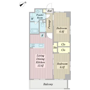 フェルミエ【2階】の間取り