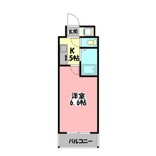 プレステージ八雲【3階】の間取り