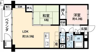 狛江ハイタウン【11階】の間取り