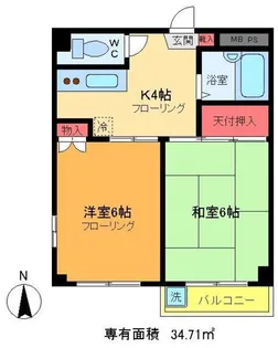 松嶋ビル【3階】の間取り