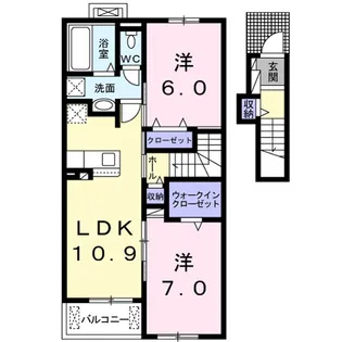 ルミエール・ソフィア I【2階】の間取り