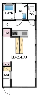 peche(ペッシュ)【1階】の間取り