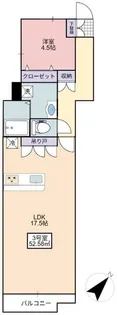 フローリッシュ大久保II【2階】の間取り