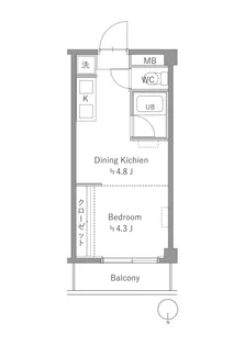 REN永山【2階】の間取り