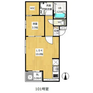 REGALST VILLETTA-N1【1階】の間取り