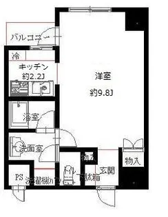 コーポ向島【4階】の間取り