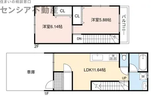 テラスアイビー【2階】の間取り