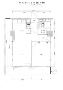 プラザ・ルミエール【2階】の間取り