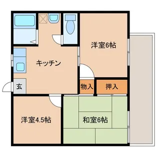 フォーブルNON【2階】の間取り