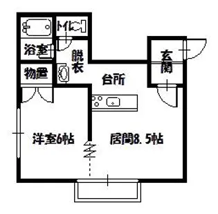 イーグル311【5階】の間取り