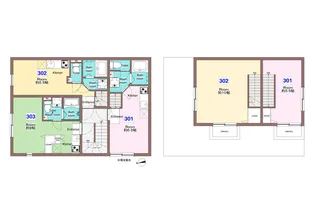 アウル南千住【3階】の間取り