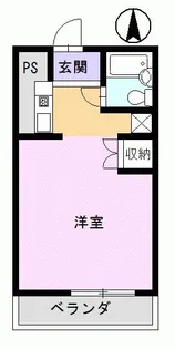 ハイム サン・ムーン1【2階】の間取り