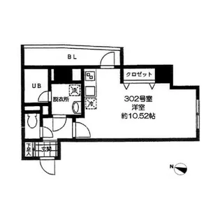 バレーヌ大森山王【3階】の間取り