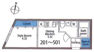 CERES八広【3階】の間取り