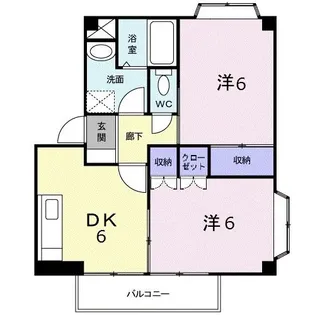 プランタンエトワール【1階】の間取り