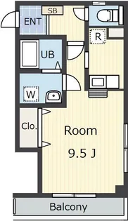 シャルム・ローゼ【2階】の間取り