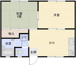 ひばりハイツ【2階】の間取り