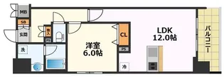 プレサンス丸の内雅風【5階】の間取り