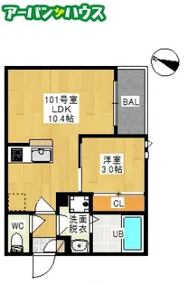 REGALEST 下伊福IV【3階】の間取り