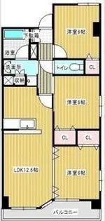 泉ロイヤルタワーST【3階】の間取り