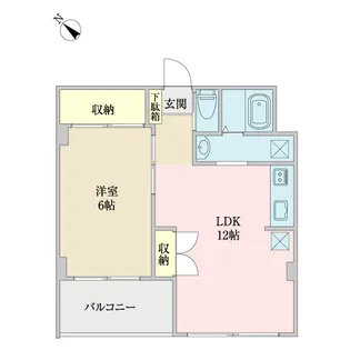 エトアール代々木【7階】の間取り