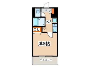 フレグランス生田【4階】の間取り